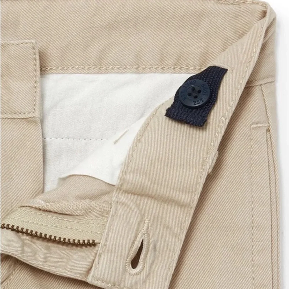 The Children's Place Tan Khaki Cotton Adjustable Waist Pants NEW Boys Sz 5